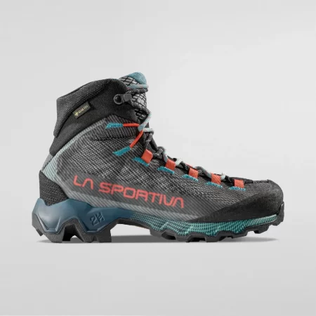 La Sportiva Women's Aequilibrium Hike GTX Hiking Shoes - Carbon / Everglade