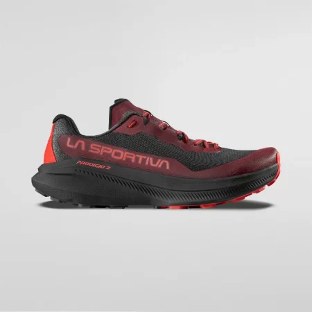 La Sportiva Men's Prodigio 2 Trail Running Shoes - Onyx / Mountain Red