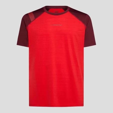 La Sportiva Men’s Sunfire T-Shirt - Red / Redwood