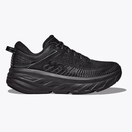 Hoka Men's Bondi 7 Shoes - Black / Black