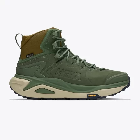 Hoka Men's Kaha 3 GORE-TEX Boots - Nettle Leaf / Barley Flour