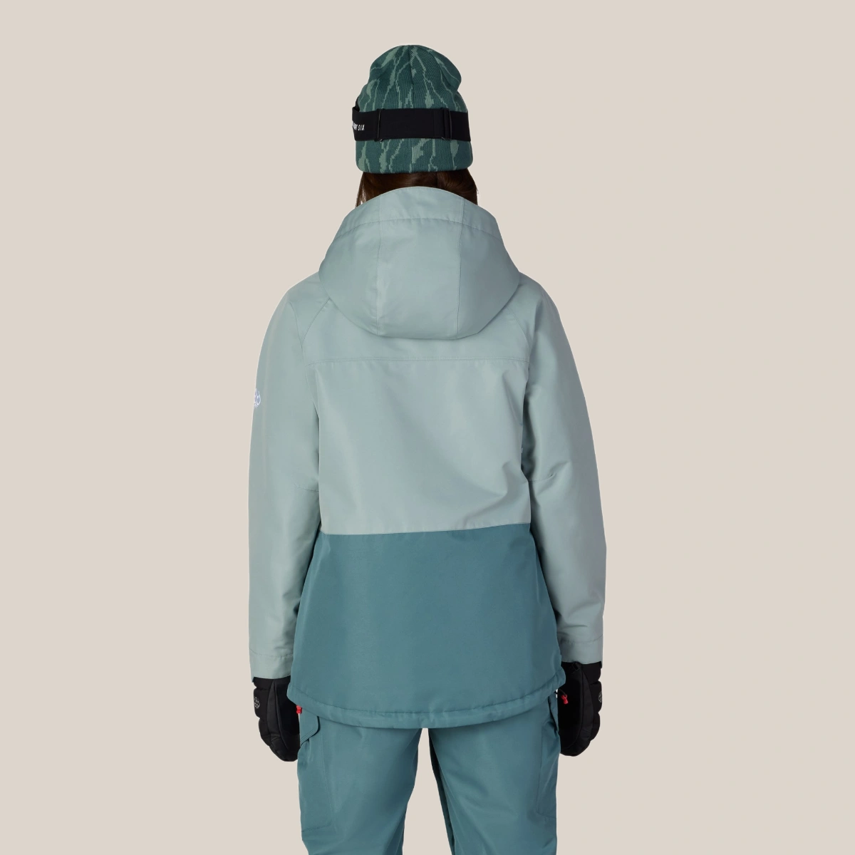 686 Women's Athena™ Insulated Jacket - Dusty Marine Colorblock - Image 2