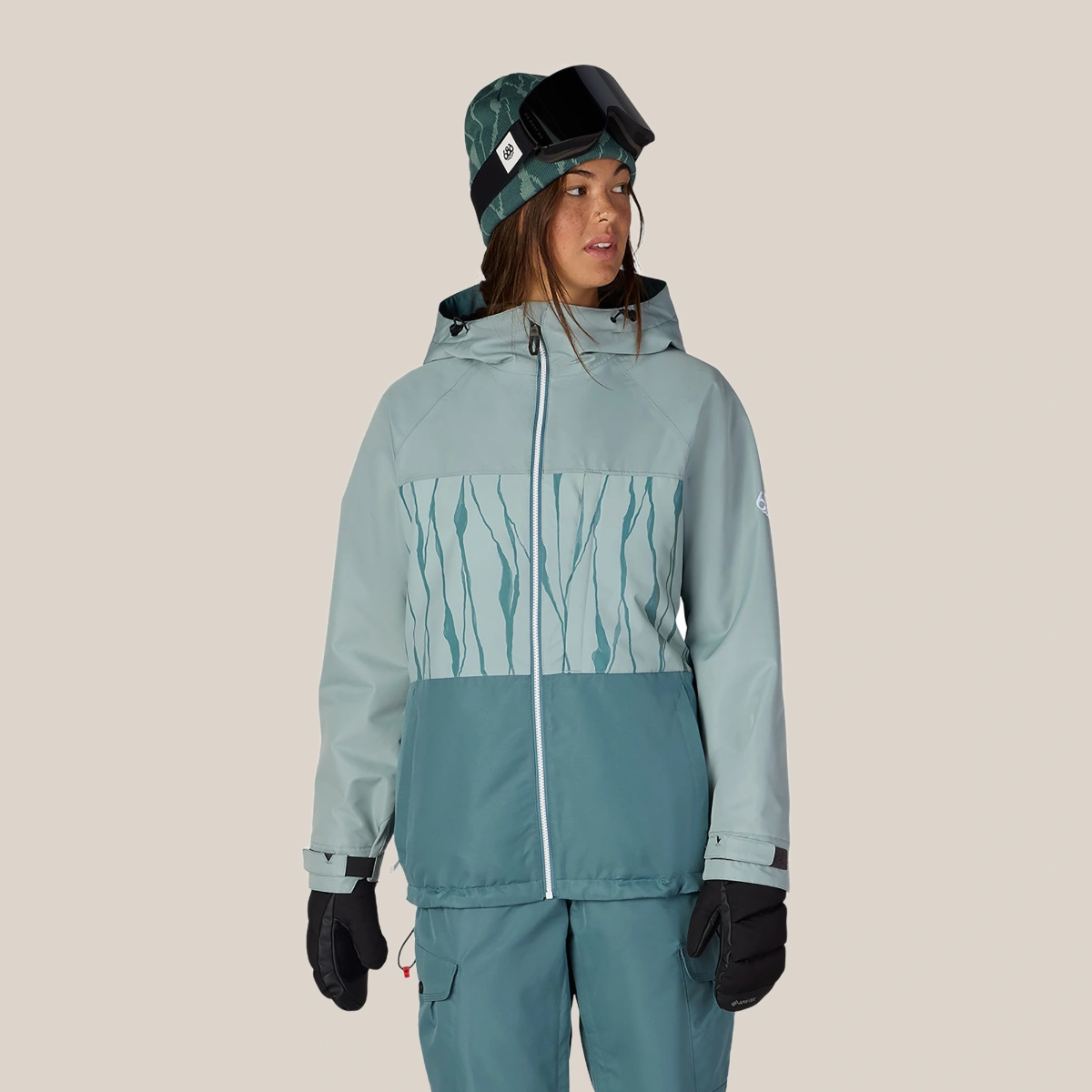 686 Women's Athena™ Insulated Jacket - Dusty Marine Colorblock