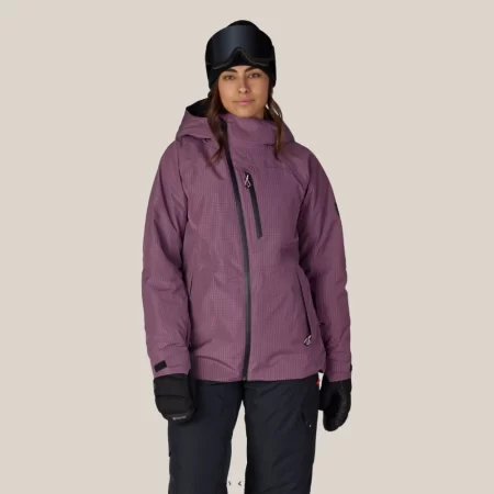 686 Women's Hydra™ Thermagraph® Jacket - Black Plum Grid