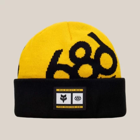 686 Men's 686 x Fox Racing Cuff Beanie - Fox Yellow