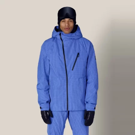 686 Men's Glacier Hydra™ Thermagraph® Jacket - Alpenglow Blue Grid