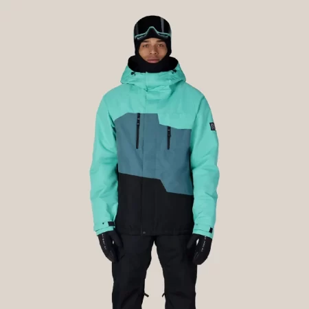 686 Men's Geo Insulated Jacket - Wasabi Colorblock