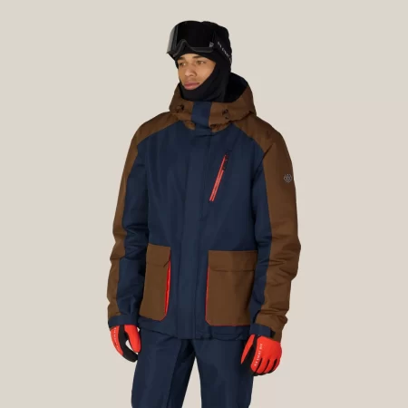 686 Men's Nightline™ Insulated Jacket - Navy Dark Earth Colorblock
