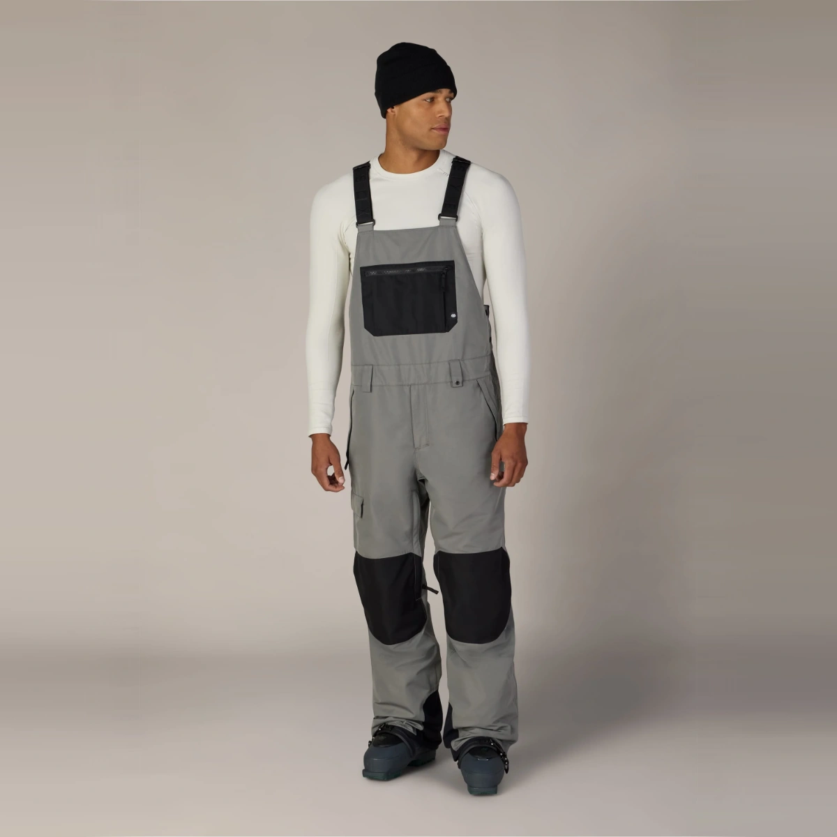 686 Men's Hot Lap™ Insulated Bib - Rhino Grey Colorblock