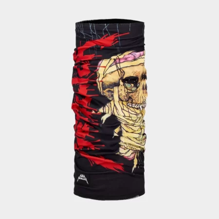 686 Men's Double Layer Face Warmer - Metallica Black Pushead