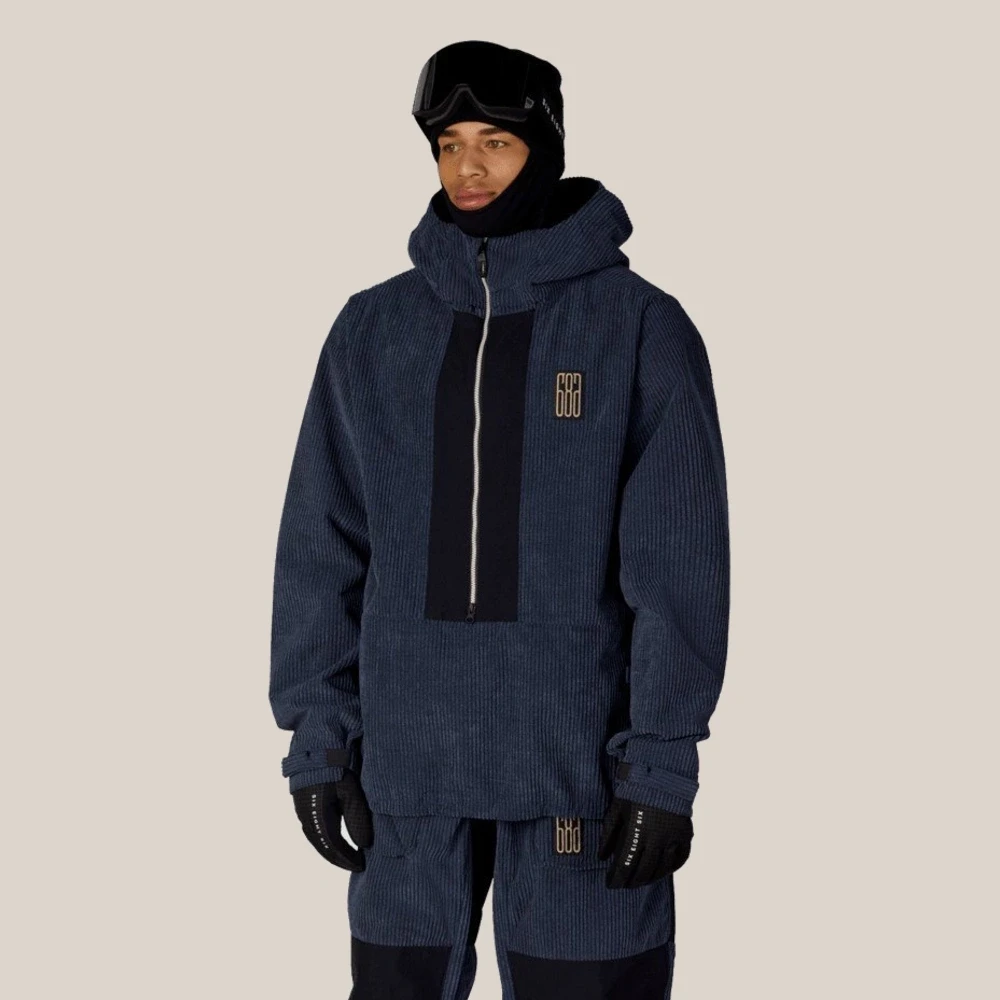 686 Men's Ghost™ 2.5L Anorak - Navy Wide Wale Corduroy
