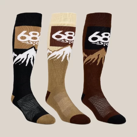 686 Men's Snow Caps Sock 3-Pack - Assorted 2