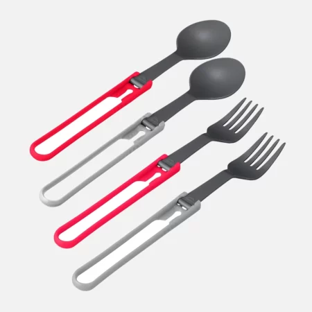 MSR Folding Utensils - Red / Gray