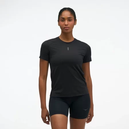 Hoka Women's EveryRun Short Sleeve - Black