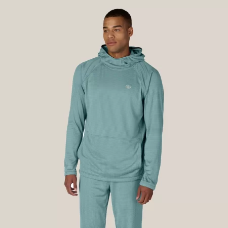 686 Men's Mission Grid™ Raglan Hoody - Pale Firn