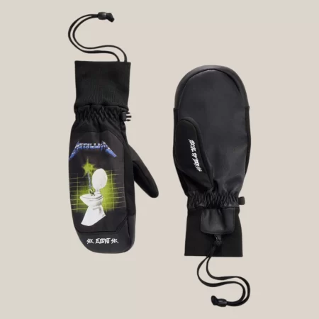 686 Men's Crush Insulated Mitt - Metallica Black