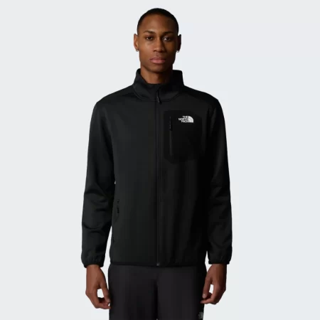 The North Face Men’s Crest Full-Zip Fleece - Black