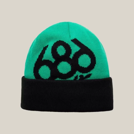 686 Youth Wreath Fleece Lined Beanie - Deep Green